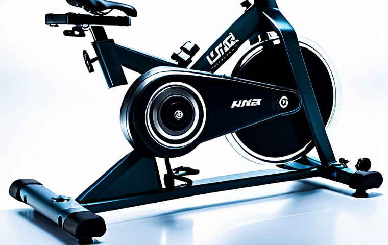 프리미엄 스피닝 바이크 추천 - Perfect Fit on the Bike**

"A sporty woman in athletic clothing, fully clothed, adjusting the seat h...